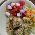 El cooksnap de Ana Molina cuando hizo Pollo a crema.