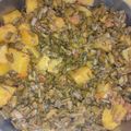 Aftaa का कुकस्नैप जब उन्होंने बीन्स आलू की सब्जी (beans aloo ki sabzi recipe in hindi) बनाया था।