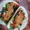 El cooksnap de Juan Martin Sotelo cuando hizo Tacos de Hígado Encebollado.