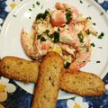 El cooksnap de Jaime Ascaso 🍅🍊🍊🍅 cuando hizo Ensalada de Col o Repollo con gambas (Coleslaw).