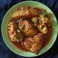 Sumitra Ghosh's cooksnap of when they made ফুলকপি দিয়ে রুই মাছের ঝোল(fulkopi diye rui macher jhol recipe in Bengali).