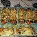 El cooksnap de Anuki cuando hizo Canelones de berenjena.