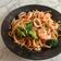 Cooksnap Lily Suryani Mohd Ali semasa beliau membuat Spaghetti Goreng Udang.