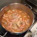 El cooksnap de santiago fernandez roig cuando hizo Pollo con Gambas.