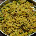 Vinay Rajput का कुकस्नैप जब उन्होंने मसाला मैगी(masala maggi recipe in hindi) बनाया था।