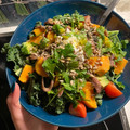 El cooksnap de Irene-Guirao cuando hizo Ensalada de kale.