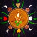 Mamta Pandya's cooksnap of when they made Black chana curry.
