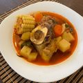 El cooksnap de Carmen Jiménez cuando hizo Mole de olla.