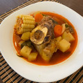 El cooksnap de Carmen Jiménez cuando hizo Mole de olla.