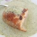 El cooksnap de Oscar Uribe Garcia cuando hizo Pechugas rellenas en crema de perejil.