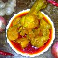 Riya Mukherjee Mishra's cooksnap of when they made চিকেনের ঝোল(chicken er jhol recipe in Bengali).