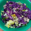 Cooksnap dari vivian untuk resep Orak Arik Kol Ungu Telur