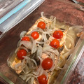 El cooksnap de Genesis Perez cuando hizo Salmón al microondas en 5 minutos rápido y saludable!.