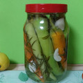 کوک اسنپ Leonella بعد از امتحان کردن شور ترشی فلفل سبز تند 👌🏻😋😜😊 Pickled pepper.