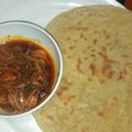 Unique cakes kano's cooksnap of when they made Oat flour chapatti with chicken curry.