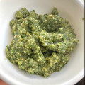 El cooksnap de Pao cuando hizo Pesto de hierbabuena y cacahuetes.