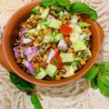 Ruchika Anand's cooksnap of when they made Sprout Chana Salad.