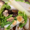 高小筑 的 小白菜炒洋菇 cooksnap