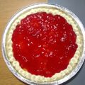 El cooksnap de Yemina Mamani cuando hizo Tarta de frutilla con gelatina.