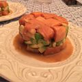 El cooksnap de Pablo Rishmawi cuando hizo Tartar de salmón .