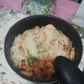 El cooksnap de Joan cuando hizo Sopa Thai de camarones con fideos.