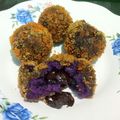 Cooksnap dari Thikaa Martiana untuk resep Bola Bola Ubi Ungu Coklat Lumer
