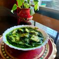 Sanchita Das(Titu)'s cooksnap of when they made পালং পনির (palak paneer recipe in bengali).