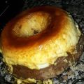 El cooksnap de Camila Cáceres cuando hizo Chocoflan.