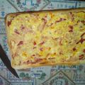 El cooksnap de Pamel Muro cuando hizo Tarta de jamón y queso.