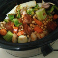 El cooksnap de Manu Mil P cuando hizo Garbanzos con verduras en la Crockpot (olla de cocción lenta).