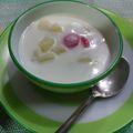 Chhaya Paradhi का कुकस्नैप जब उन्होंने पाइन एप्पल रायता (Pineapple rayta recipe in hindi) बनाया था।