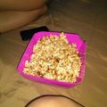 El cooksnap de Gimena Orrijola cuando hizo Pochoclos Dulces.