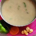 Roopesh Kumar's cooksnap of when they made Sweet corn soup(instant).