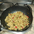El cooksnap de EndlessRain0 cuando hizo Pollo con curry y verduras acompañado de arroz basmati.