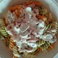 El cooksnap de Lori cuando hizo Salsa carbonara.