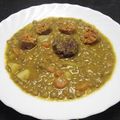 El cooksnap de Mari Carmen cuando hizo Lentejas estofadas con verduras y chorizo.