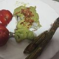 El cooksnap de Amor Dujo Manso cuando hizo Bacalao fresco a la plancha con crema de aguacate.