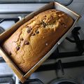 El cooksnap de Natalia Line cuando hizo Budín de Vainilla con Chips de Chocolate.