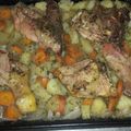 El cooksnap de Ivana Gonzalez cuando hizo Pollo al horno sobre colchón de verduras (muy fácil y muy rico).