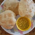 Reshmi Deb's cooksnap of when they made লুচি - নারকেল দিয়ে ছোলার ডাল (Luchi - narkel diye cholar dal recipe in Bengali).