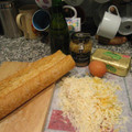 El cooksnap de Becky cuando hizo Welsh rarebit (tostadas galesas con queso y cerveza) .