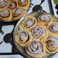 El cooksnap de Alexis Chumba cuando hizo Cinnamon Rolls.