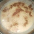 El cooksnap de Fernanda Marcos cuando hizo Arroz con leche de coco.