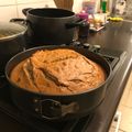 El cooksnap de Sebastian Montoya cuando hizo Queque fácil y rápido.