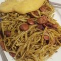 Cooksnap dari Prildy Nio untuk resep PASTA PESTO with garlic & sausages