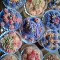 El cooksnap de pikitusi cuando hizo Cupcakes con buttercream de colores.