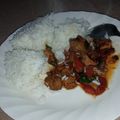 Wambui's cooksnap of when they made Fried beef and rice.
