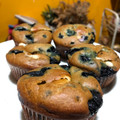 El cooksnap de Ana Lia Pitti cuando hizo Muffins de arándanos y queso.