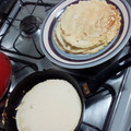 El cooksnap de Hernan Quiroz cuando hizo Panqueques.