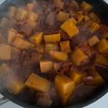 Kate's cooksnap of when they made Kaddu ki sabji.